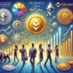 Популярні криптовалюти: Ethereum, Binance Coin, Solana та нові проекти.