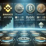 Нові лістинги криптовалют у липні 2024 на Binance, Bybit, MEXC, WhiteBIT та BingX